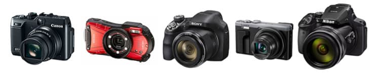 Some compact cameras